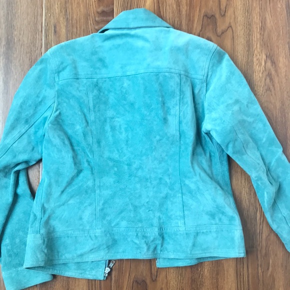 Real Suede Leather Spring Jacket - Picture 4 of 4